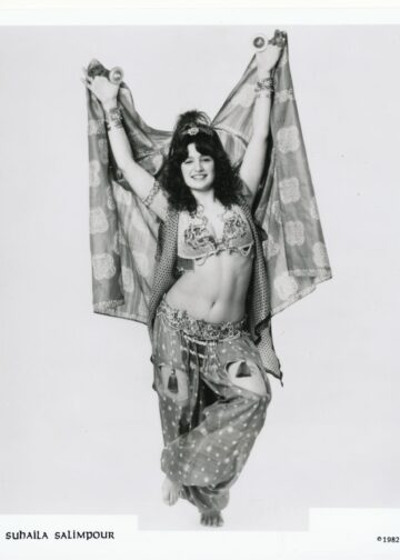 Suhaila's costume for the 1984 San Francisco Ethnic Dance Festival, designed by Sandra Woodall.