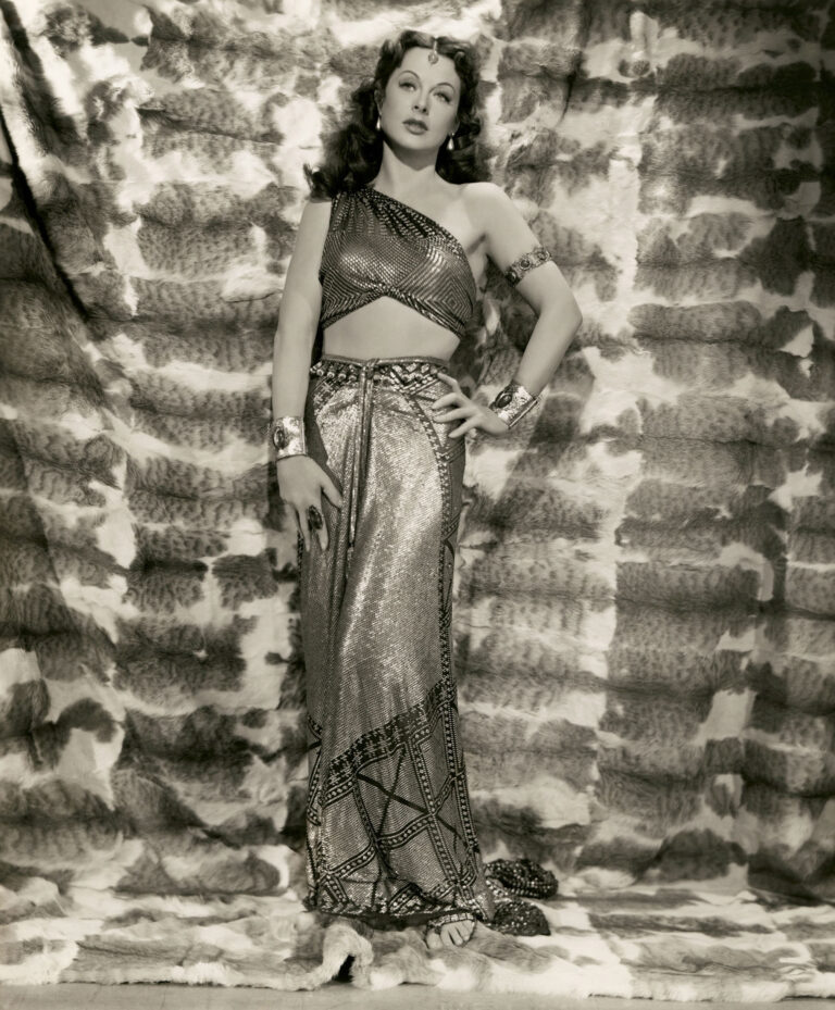 Hedy Lamarr in assuit costume from the film Samson and Delilah (1949).