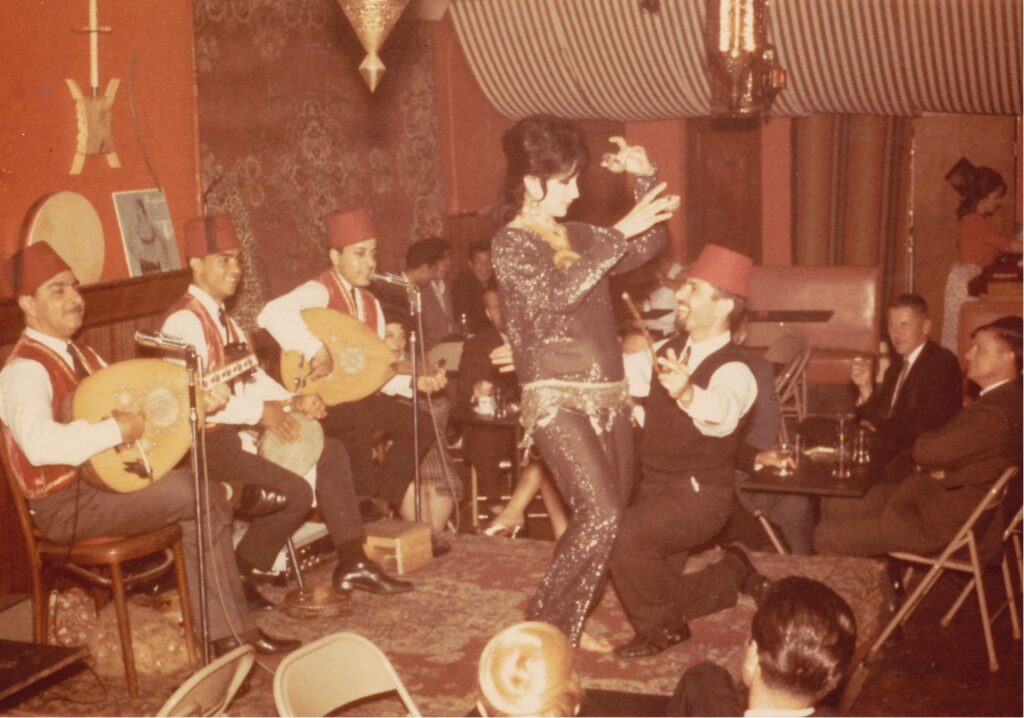 Jamila and Yousef Kouyoumdijian performing at the Bagdad in the early 1960s.