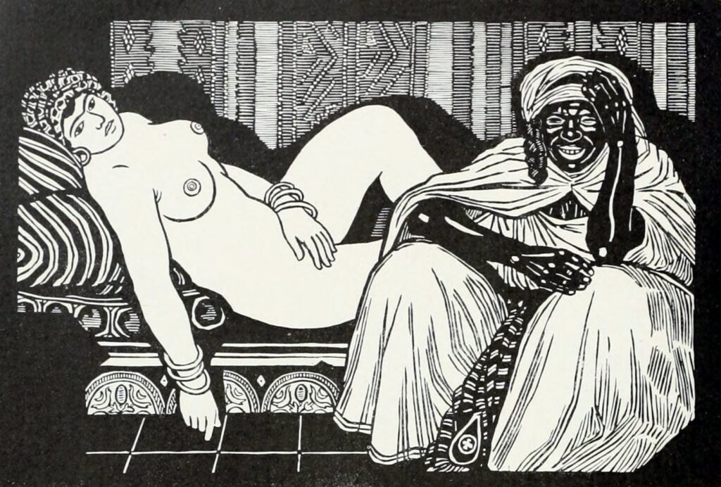 Venus Maresque, gravure by Jules Migonney (1876-1929)