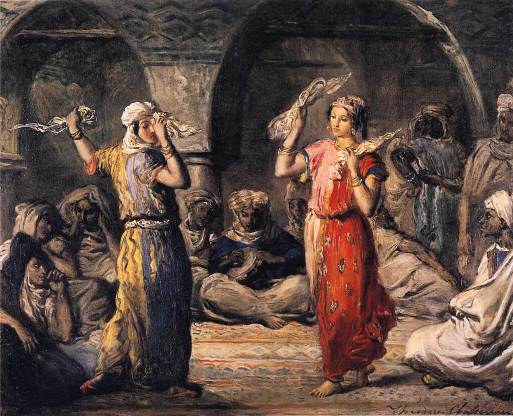 Moorish Dancers by Theodore Chasseriau (1818-1856)