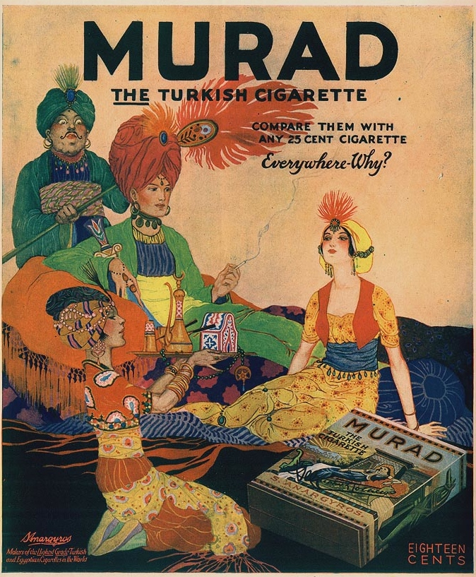 Advertisement for Murad Cigarettes (1918)