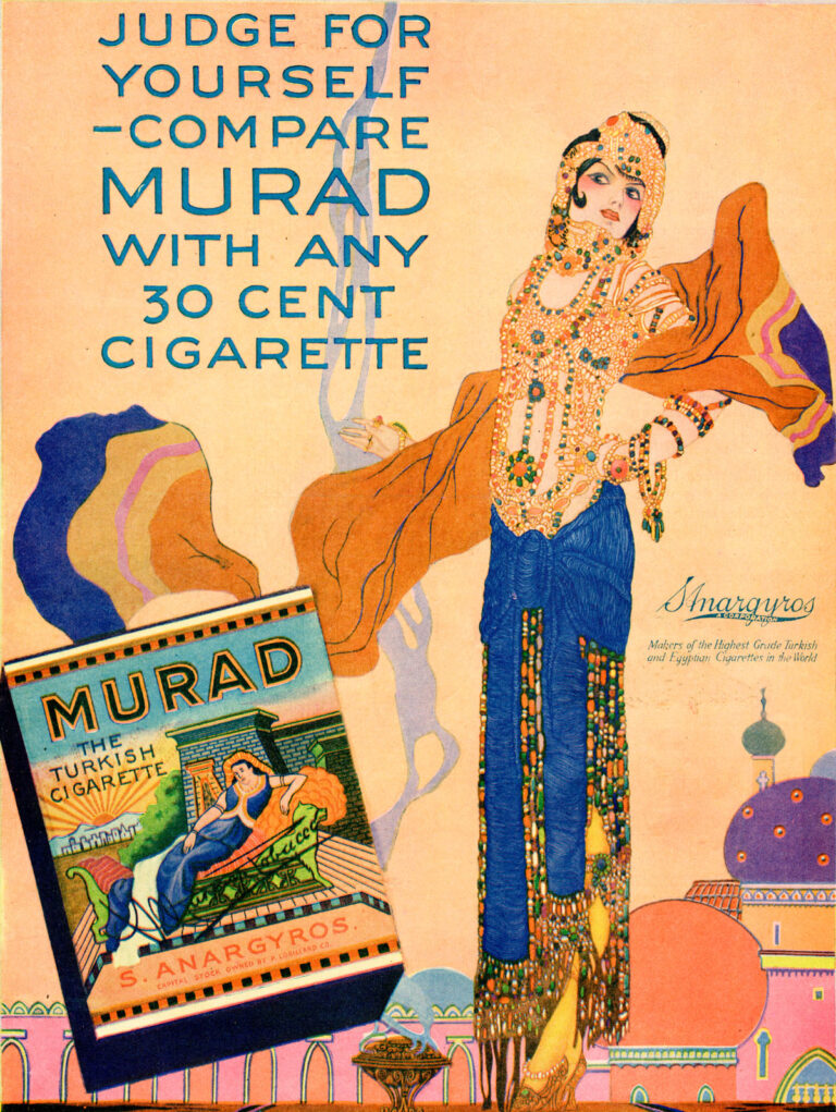 Advertisement for Murad Cigarettes (1921)