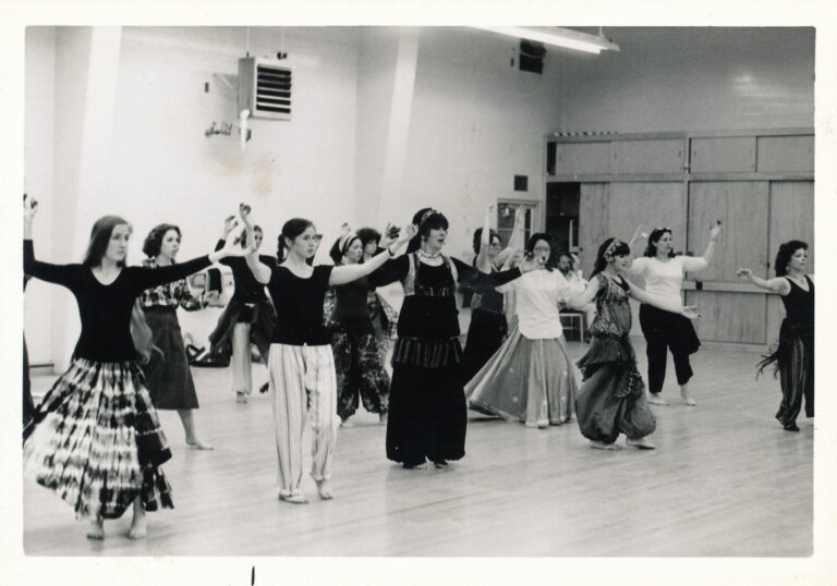 Suhaila and Jamila teaching at San Francisco State University when Suhaila was a young teenager.