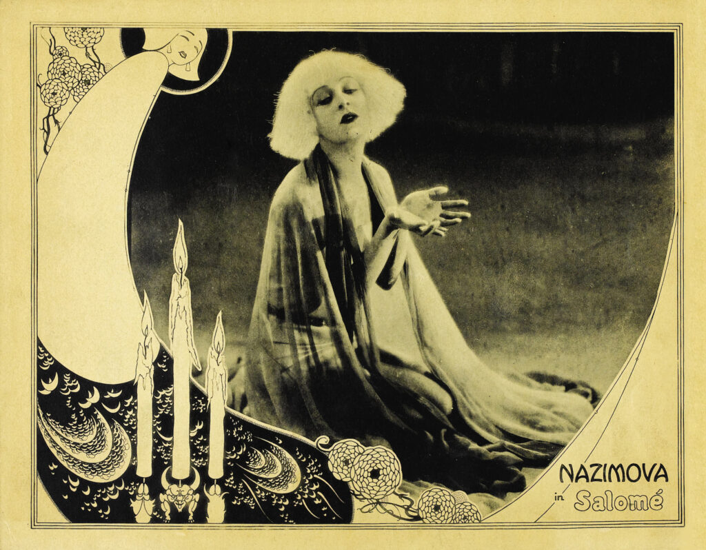 Alla Nazimova in the theater production of Oscar Wilde's Salome (1923)