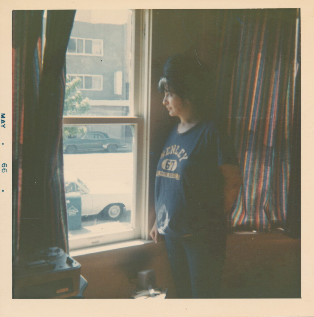 Jamila at the Telegraph apartment in May 1966.