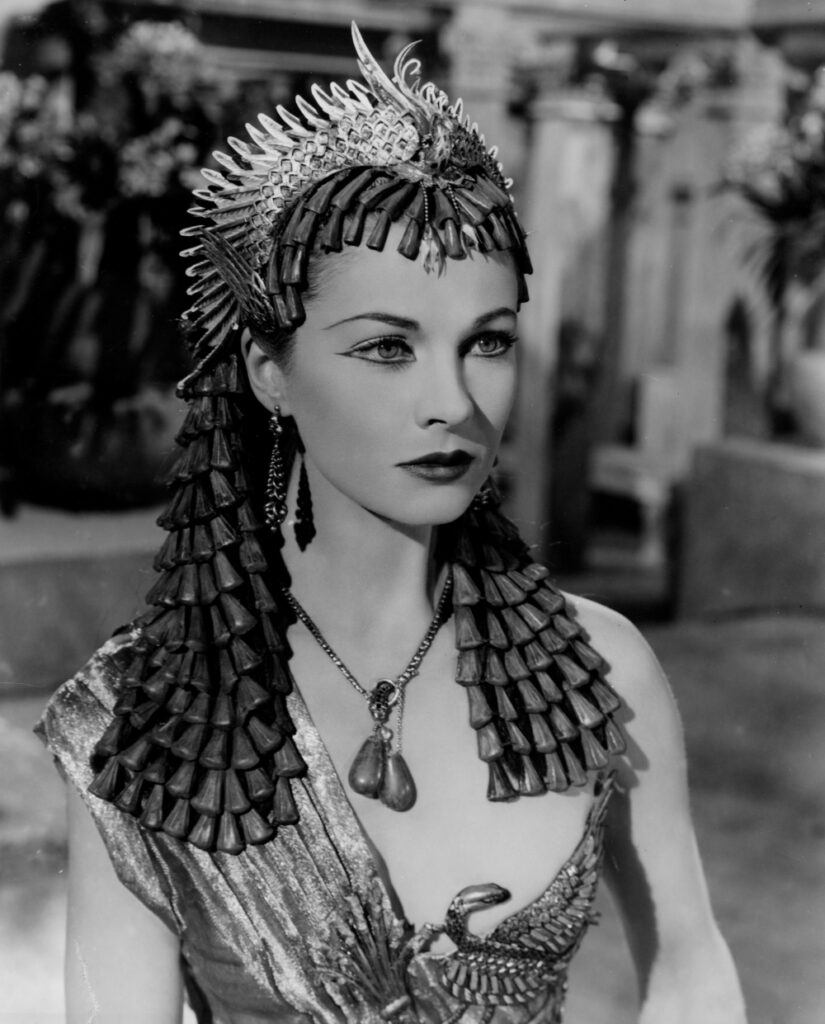 Vivien Leigh in the film Cleopatra and Caesar (1945) directed by Gabriel Pascal
