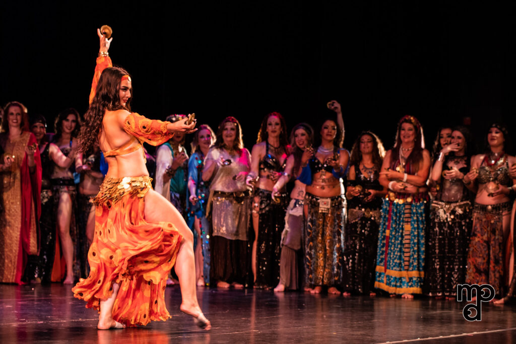 Isabella Salimpour as the Bal Anat Finale Dancer in 2018 at the performance in El Cerrito, CA.