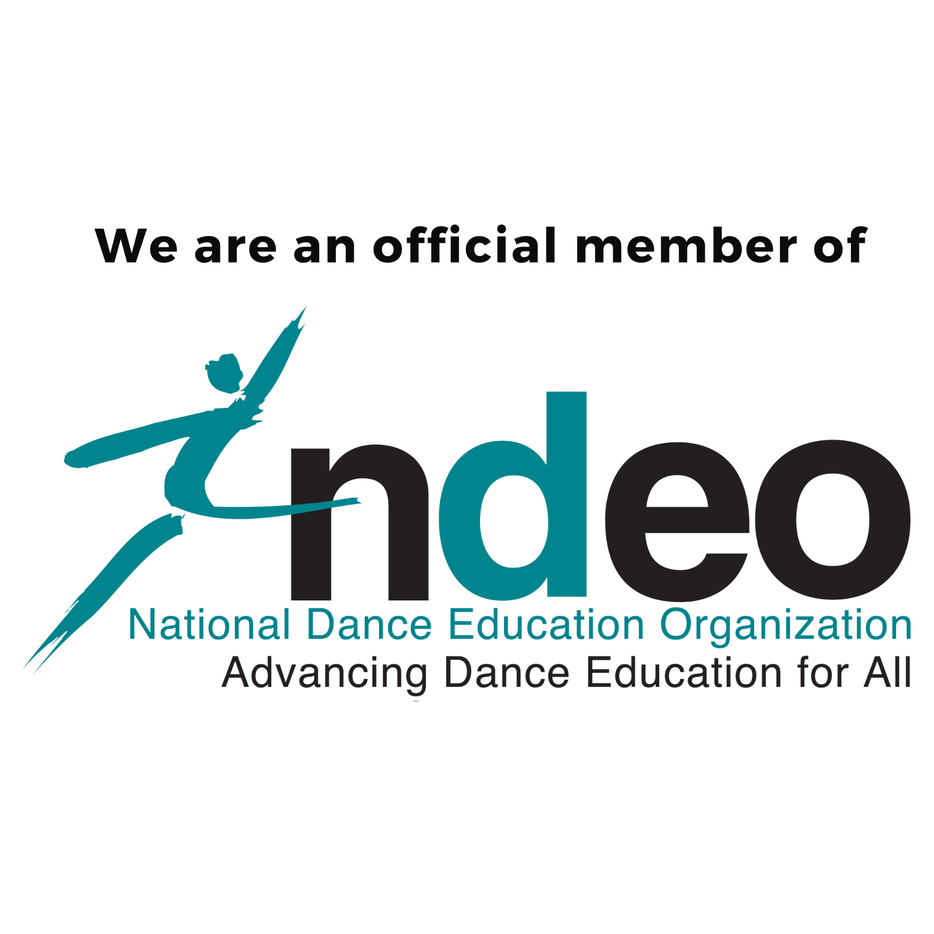 We are an Official Member Of The National Dance Education Organization